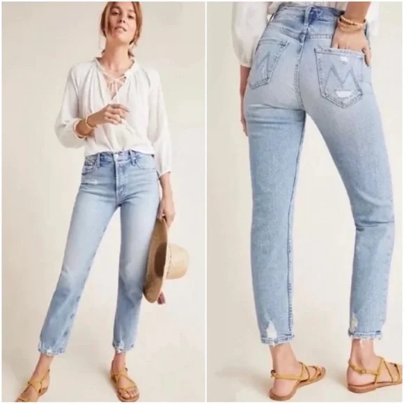 MOTHER Superior The Tomcat Distressed Straight Leg
Jeans In The Confession 26 - Picture 1 of 10